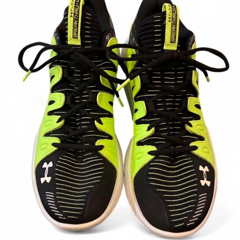 Under Armour Flow Breakthru 4 Neon Women’s 12.5 Basketball Shoes